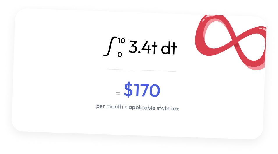 Calculus tutoring — $170 per month